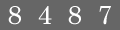 type in code